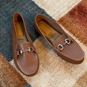 Kelly & Katie Brown Leather Loafers